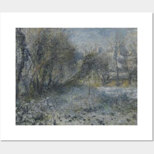 Snow-covered Landscape by Auguste Renoir Posters and Art